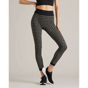 Rhone Black Houndstooth Seamless Legging